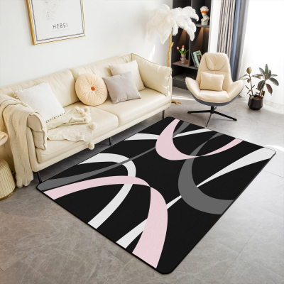 Home Decorative Rug Area Rug Modern Wavy Circles Living Room Rugs Circle Geometry Decorative Carpet
