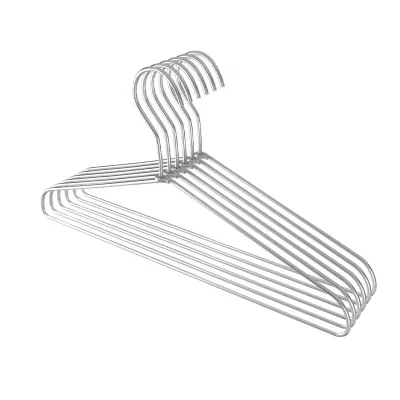 Hot Selling Non-Slip Portable Hanger Wardrobe Silver Promotion Premium Hangers for Pants Space Saving Hangers