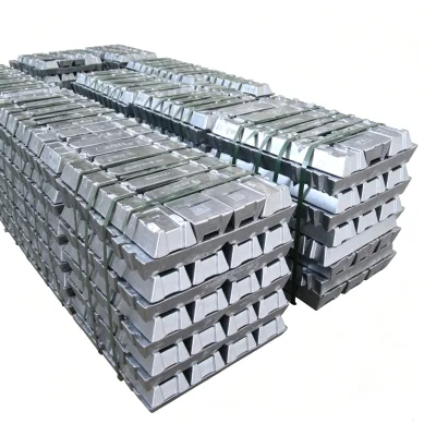 High Quality Die-cast zinc alloy  Zinc Alloy Ingots (99.995% Zn) 25kg/45kg  Raw Materials for Various Applications