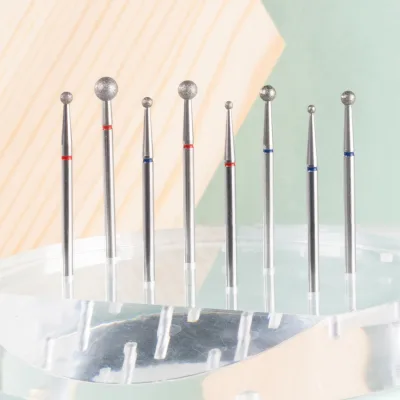 Factory Free Sample Customized 4xc Nail Drill Bit Barrel Shape Smooth Top Crystal Cone Alloy Steel Cone