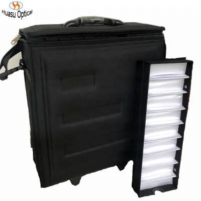 Eyewear Display Suitcase Eyeglasses Storage Box Sunglasses showcase Bag