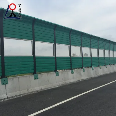 Sound Barrier Acrylic Noise Barrier Sheets Galvanized Noise Barrier Panel with PVC Coated