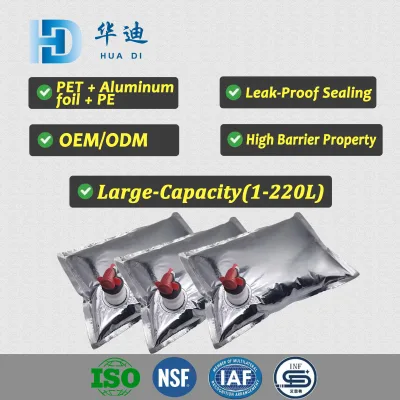 Hot Sale High Quality Bag in Box Water Dispenser Bag 3l 5l 10l 15l 20l Aluminum Mineral Water Bag in Box