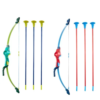Teenage Practice and Game Bow with Plastic Sucker Arrow Set Can Be Used for Present or Gift