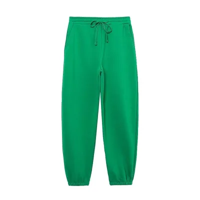 Spring and Autumn Women's Wear 2025 New Fashion Sports Pants Retro Elastic Waist Casual Women's Jogging Pants