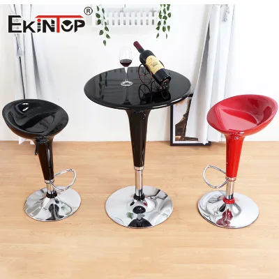 Ekintop High Top Cocktail Tables for Sale High Table bar Furniture Tall Metal bar Tables and Chairs