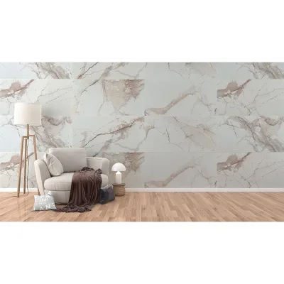 MCM Marble Texture Soft Stone Wall Panel Lightweight Highly Flexible 1200x3000mm Modern Magic Stone Workshop Anti-Static
