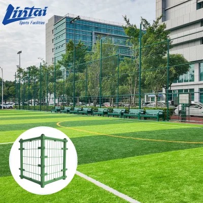 Sports Facilities Hot Dip Galvanized Chain Link Fence Panels for Baseball Fields Soccer Metal Fencing Panel Protective Equipment