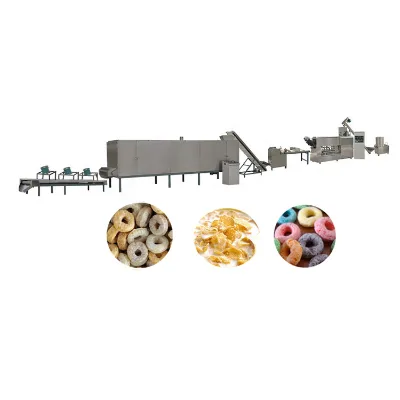 Good Effect Core Filled Corn Puff Snack Processing Extruder Full Line Corn Puff Snakes Making Machine Production Line