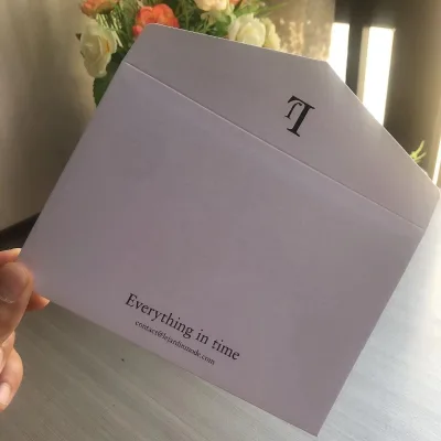 Luxury Envelope,envelopes with Thank You Card,thank You Cards with Envelopes for Wedding