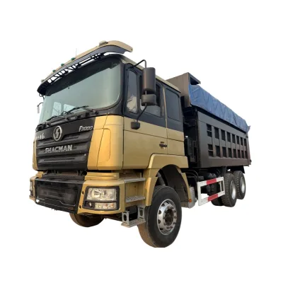 Mechanical Injector Shacman 380HP Diesel Engine Used 6x4 Dump Truck Tipper City Project Heavy Load for Sale