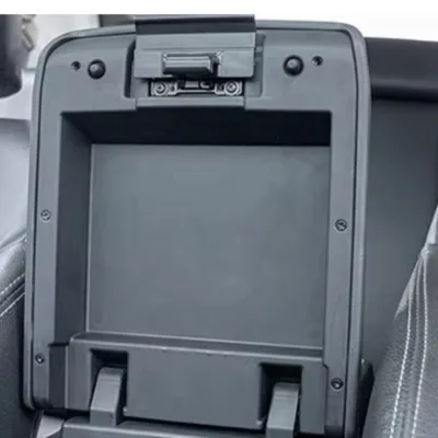 Center Console Hidden Box Organizer Accessories Armrest Secret Compartment Press to Open and Close