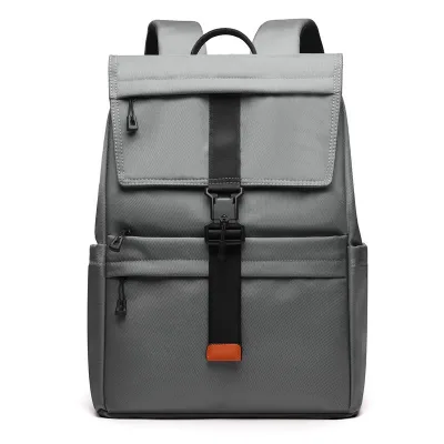 Men's Waterproof Urban Simplicity Laptop Backpack Extendable Bottle Pocket Large Capacity (20-35L) Air-Cushioned Strap for