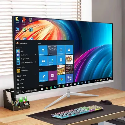Core I7 All-in-One Desktop PC with DDR4 RAM Dedicated Graphics Card 4-Core Quad Processor Used for Business Touch Screen Display
