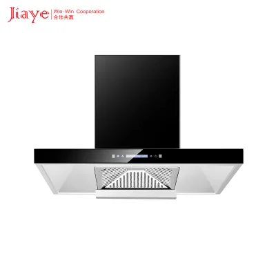 900mm Black Stainless Steel Push Switch Kitchen Exhaust Chimney Hood with Air Filter Copper Motor Range Hood