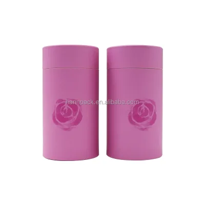 Custom Design Wholesale Eco Friendly Round Box Cylinder Food Grade Paper Tube Packaging for Tea Coffee Beans