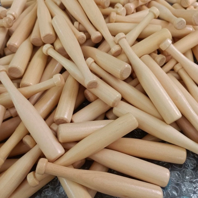 4 Inch Mini Wooden Baseball Bats Wood Baseball Bat for Keychain Accessories Ready to Ship