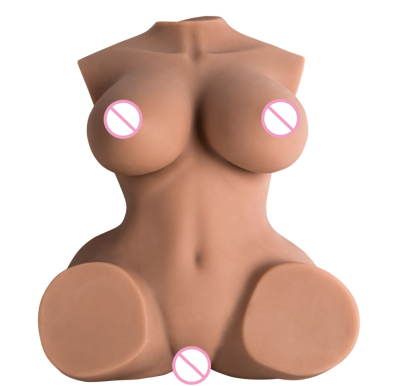 Women Realistic Vagina Big Breast Oral Sex Love Adult Silicone Sex Doll for Men Masturbator Half Body Doll
