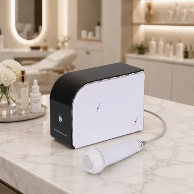 Professional Portable Beauty Instrument with Cold & Hot Hammer for Salon Use Targeting Skin & Face Touch Screen Plastic Casing