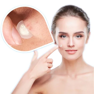 Private Label Micro Needle Acne Pimple Patch Invisible Master Hyaluronic Acid Microneedle Skin Care