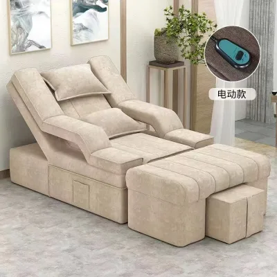 Wholesale Custom Luxury Foot Spa Sofa Bed Electric Recliner Massage Chair Brown Black Blue with Cheap Price for Beauty Salon