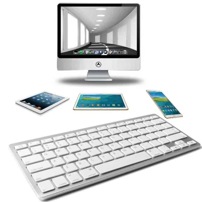 Customizable Language  Mini Thin Compact Wireless bluetooth 78keys Keyboard Mini Computer Keyboard