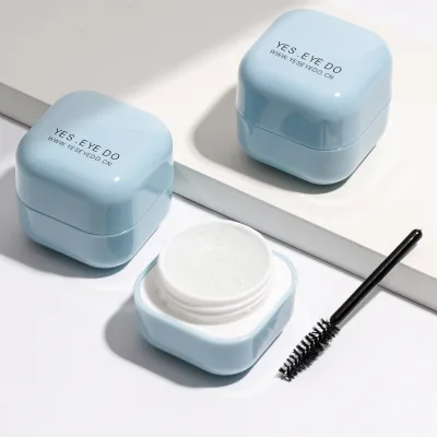 Private Label Custom Logo Clear Brow Wax in Tube Waterproof Long Lasting Strong Hold Eyebrow Freeze Styling Wax for Lamination
