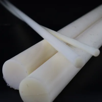 High Strength PA6 Nylon Resin Rod Pellets Wear Resistant Injection Molding Grade Engineering Plastic Bar for CNC Machining Parts