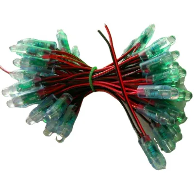 Outdoor PVC IP67 Waterproof 5V 12mm LED Christmas String Lights Strobe White Fairy Landscape Garden Festival Decoration