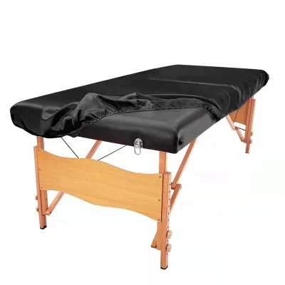 Reusable Oil Proof Leather Waterproof Spa Salon Bed Fitted Sheet Massage Table Chair Foam Warmer Cover