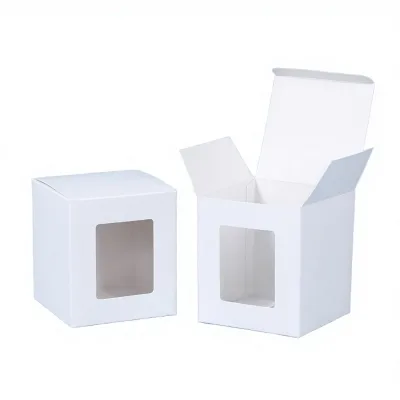 Wholesale Valentine Custom White Square Recyclable Paperboard Folders Offset Sponge Lining Gift Packaging for Bakery Pastries