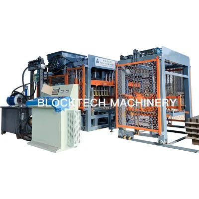 BLOCKTECHChina QT5-15 Automatic Concrete Block Machine Hollow Block Making Machine for U-shape