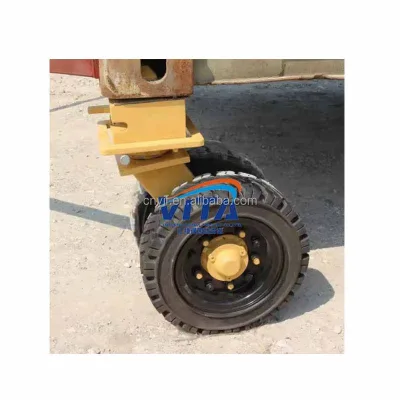 Factory Original 4pcs 22inch Rubber Swivel Caster Wheels with Ball Bearing 6000kg Load Capacity for Industrial Use