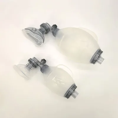 Professional Strap Adult Ambu Bag Resuscitator Manual Silicone Inflatable Device for Emergency Rehabilitation Equipment