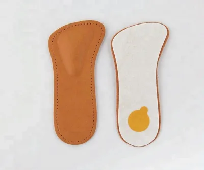 M5 Breathable Micro-leather Comfortable Slim Footcare Insoles With Thin and 3/4 Design Fits All Kinds of Shoes.