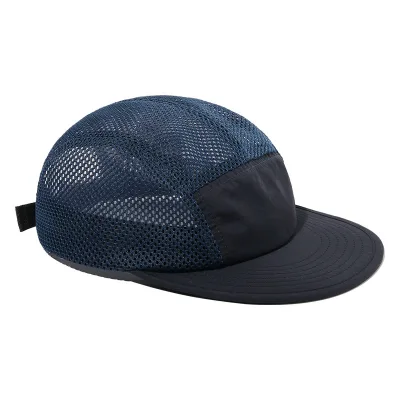 Custom Nylon Mesh Running Hat Cap Visor Waterpoof Nylon Light Weight Logo Athletic Waterproof Hat