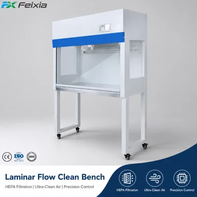 Horizontal Laminar Flow Workbench with Stainless Steel Structure High Efficiency Filtration System