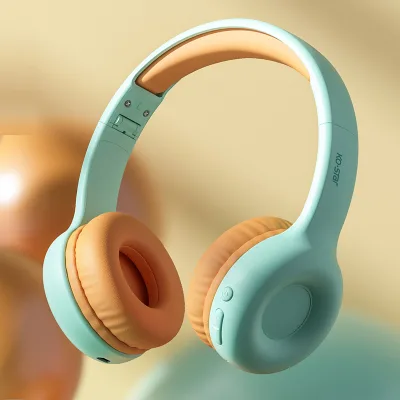 Hot Selling Kid Computer Headphone Mobile Phone bluetooth Headset for Sport Running Online Courses