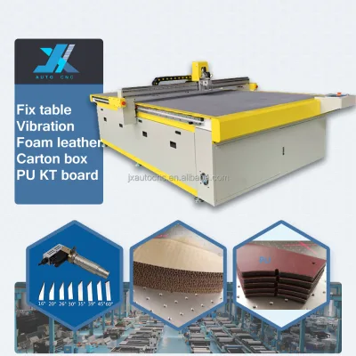 JX Rugated Paper Vc Board Va Foam Corrugated pp Board Vibration Knife Cutting Machine