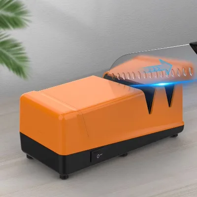 Direct Factory Wholesale-New Model Multifunctional Electric Knife Sharpener for Quick Household Kitchen Use