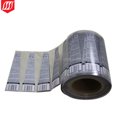 custom reverse printing waterproof label stickers