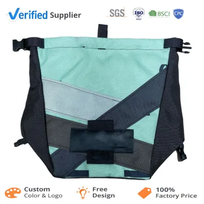 Premium Bouldering Chalk Bag Multi Brush Pockets Double Storage Pockets Fleece Lined for Rock Climbing Outdoor Sports Gear