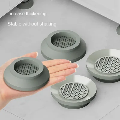 Washing Machine Anti-Slip Mat Base Bracket Foot Mat Shock Absorption Anti-Displacement Self-Adhesive Reusable Silicone Model