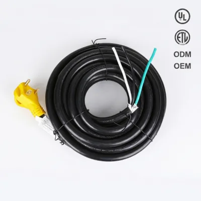 30A 30FT RV Power Cord with Handle, Heavy Duty Outdoor Extension Cable, ETL Listed TT-30P Plug & Ground Wire for Camper Trailer