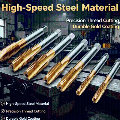 High Cobalt Spiral Flute Thread Tap Anti-Wear Smooth Chip Removal HSSE Tap For Stainless Iron Automotive Hardware Processing