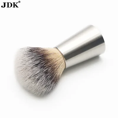 Metal Handle Shaving Brush Synthetic Foam Lathering Shaving Brush for Men