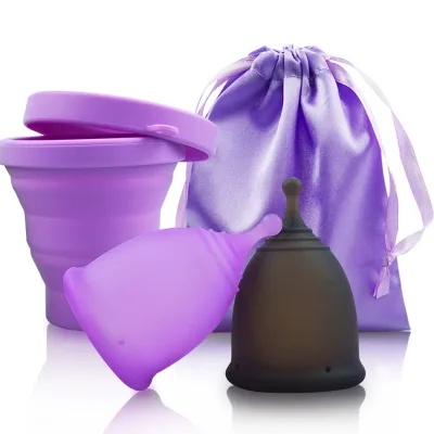Wholesale Customizatable Reusable Cup Menstrual Period Copa Menstrual Con Desinfectador
