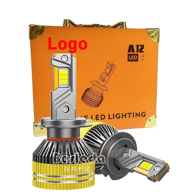 New Design H7 LED Headlights Plug N Play Warranty 12V HB3 HB4 H4 H1 H11 Front Lamps 6000k White Car Head Lights