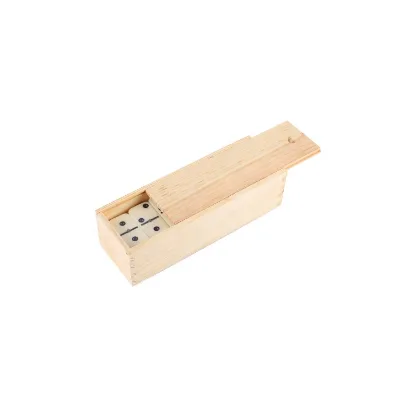 Wholesale JUXING D6-5010D Double Six Dominoes Wooden Box Custom Toys Set Factory Supplier Low Costs