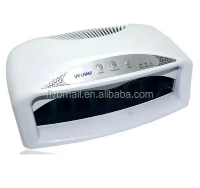 Two Handed 54 Watt Nail Gel UV Lamp with Fan for 2 Hands